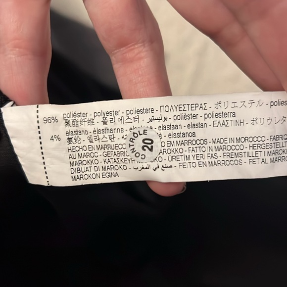 ZARA. / One Shoulder shirred black midi dress - S - Picture 5 of 6